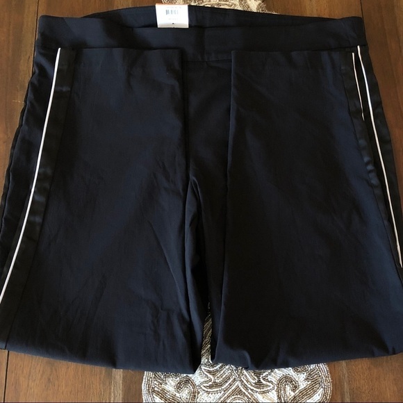 I.N.C women plus size satin stripe skinny pants 24W - Picture 5 of 6